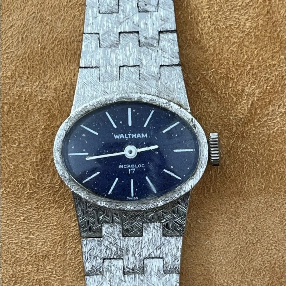 Vintage Waltham Ladies Stainless Steel Watch NOT WORKING